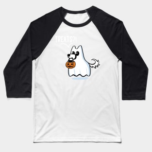 Ghost Dog Cute Ghost Dog Baseball T-Shirt